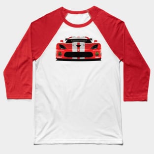 Dodge Viper Cartoon Baseball T-Shirt